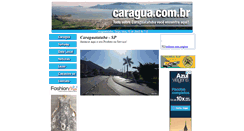 Desktop Screenshot of caragua.com.br