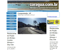 Tablet Screenshot of caragua.com.br